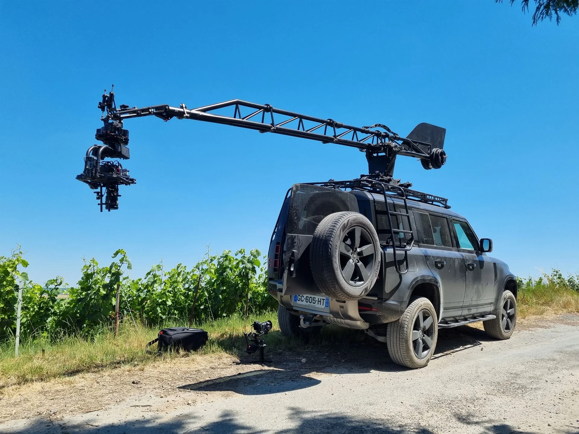 Repérage et préparation d'un tournage en parcelle